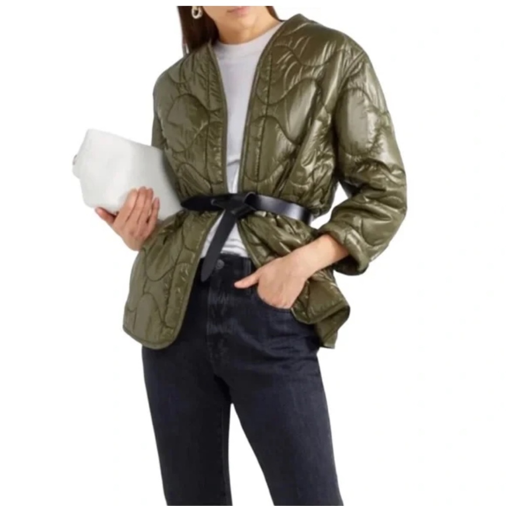 NILI LOTAN N.L  Varick Jacket Army Green Size L New W Tags